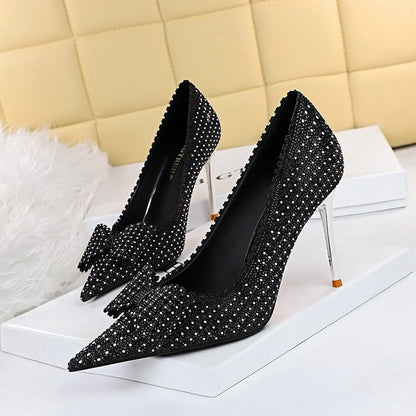 Samantha – Princess Wedding Shoes with Slim High Heels