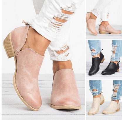 Julie – Retro High-Heeled Booties