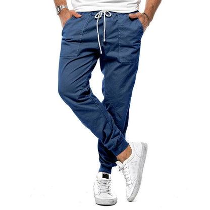 Kevin – Relaxed Men's Pants with Tapered Cut for Leisure and Sport