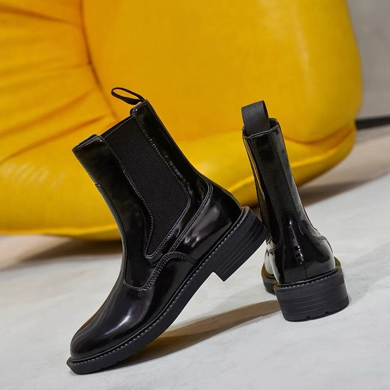 Samantha – British Vegan Leather Martin Boots