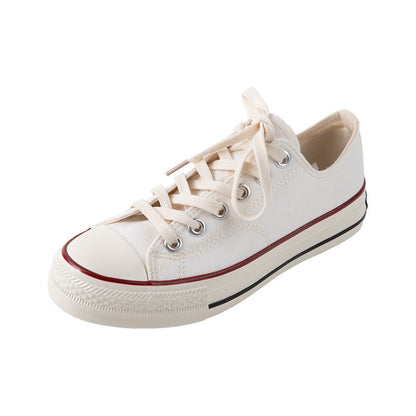 Marie – Low Canvas Shoes in 1970s Style