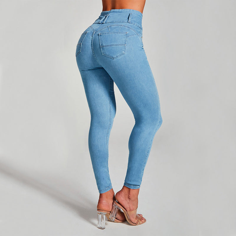 Brenda – High-Waisted Skinny Jeans with Shaping Effect