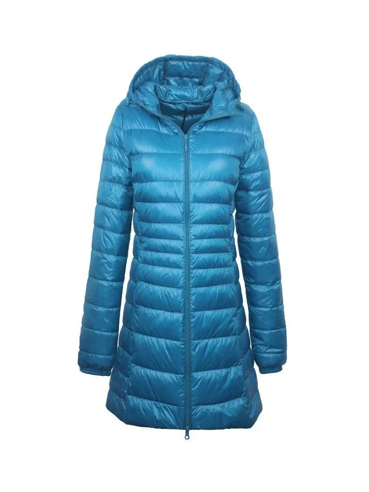 Jessie – Long Quilted Winter Coat for Women