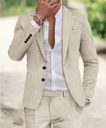 Gary – Large Pocket Suit Jacket with Two Buckles