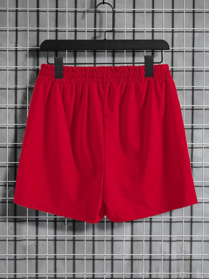 Desmond – Cotton Shorts with Bear Print