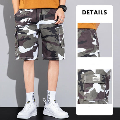 Elliot – Casual Cargo Shorts with Drawstring and Multiple Pockets