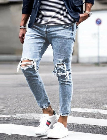 Martin – Ripped Skinny Jeans in Streetwear Style