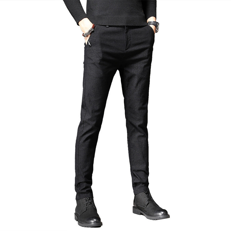 Warren – Slim Fit Stretch Pencil Trousers for Men