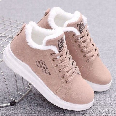 Sandra – Thick Sole Women's Sneakers with Vegan Suede