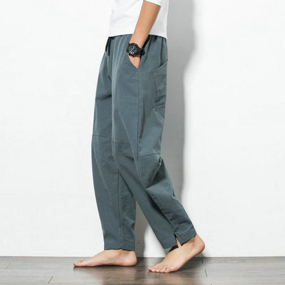 Victoria – Relaxed Ethnic Style Cotton and Linen Harem Pants