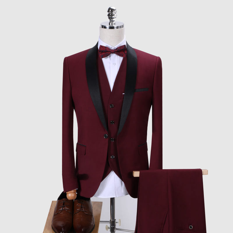 Barry – Elegant Three-Piece Men's Suit Set