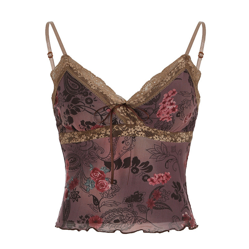 Georgina – Floral Pattern Women's Camisole