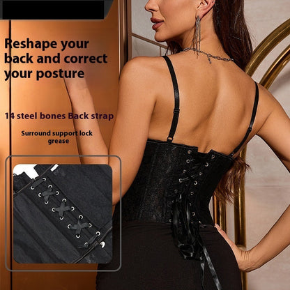 Natalie – Sexy Lace Waist-Slimming Corset with Breathable Material