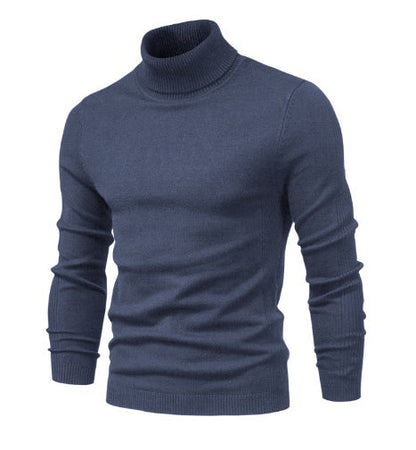 Allan – Slim Fit Pullover with Stand Collar