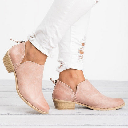 Julie – Retro High-Heeled Booties