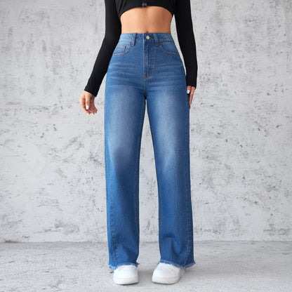 Holly – High-Waisted Straight-Leg Women's Jeans