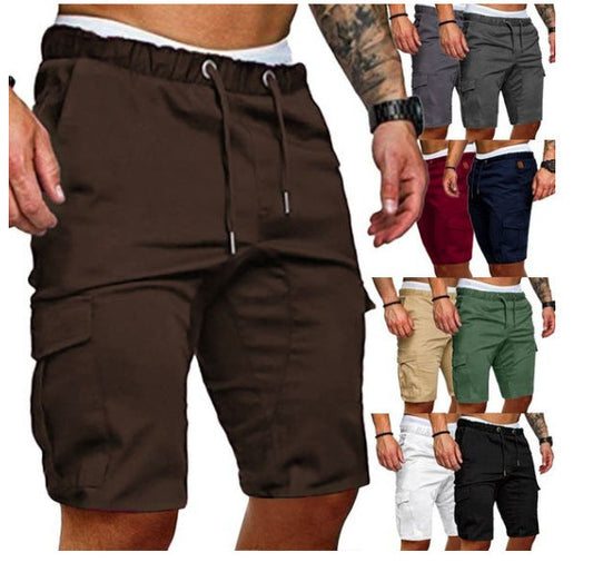 Howard – Slim Elastic Men's Cropped Shorts