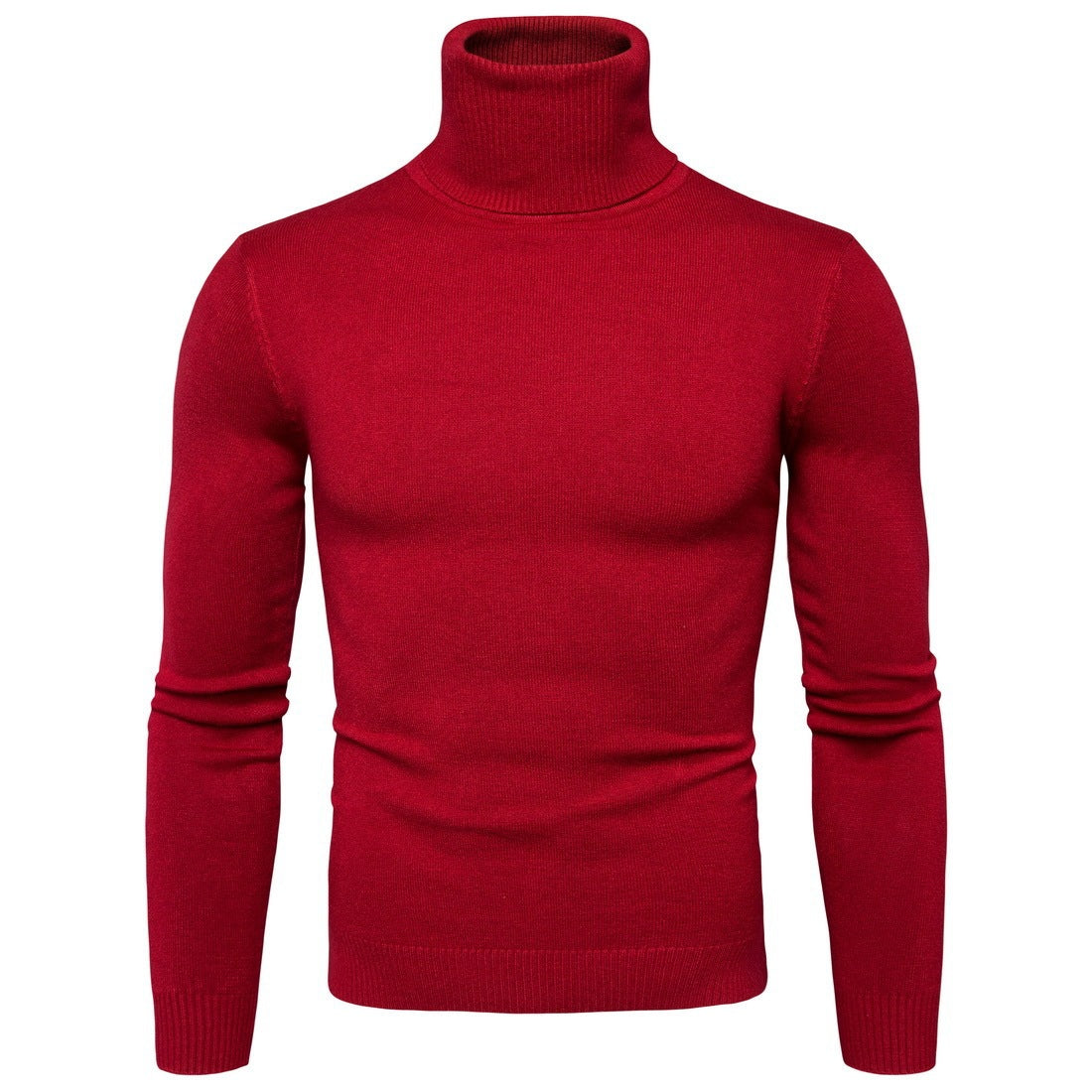 Alan – Slim Thermal Turtleneck Sweater for Men in Solid Designs