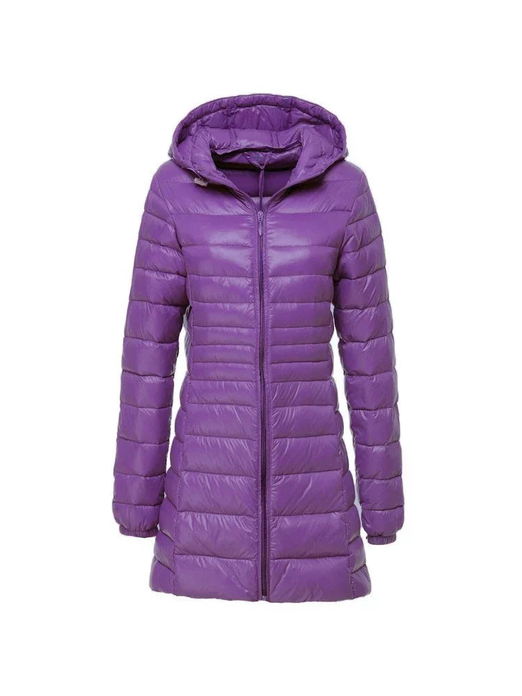 Jessie – Long Quilted Winter Coat for Women