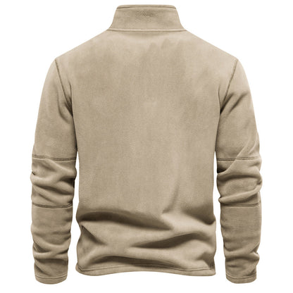 Jay – Fleece Stand Collar Zip Sweatshirt