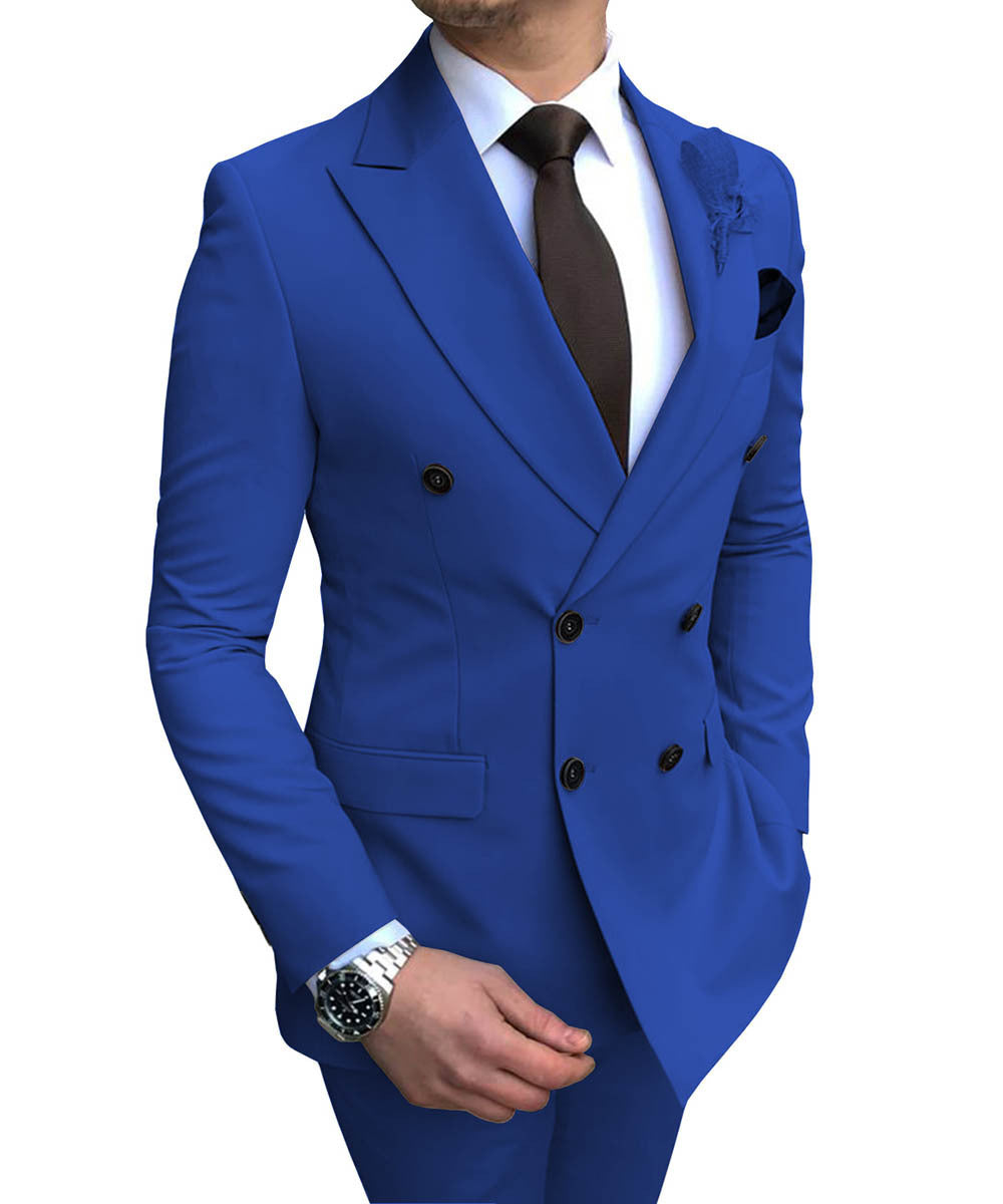 Owen – Double-Breasted Men's Suit for Wedding Guests