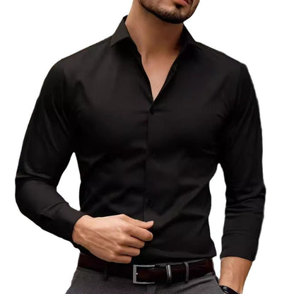 Gabriel – Classic Men's Shirt with Solid Design