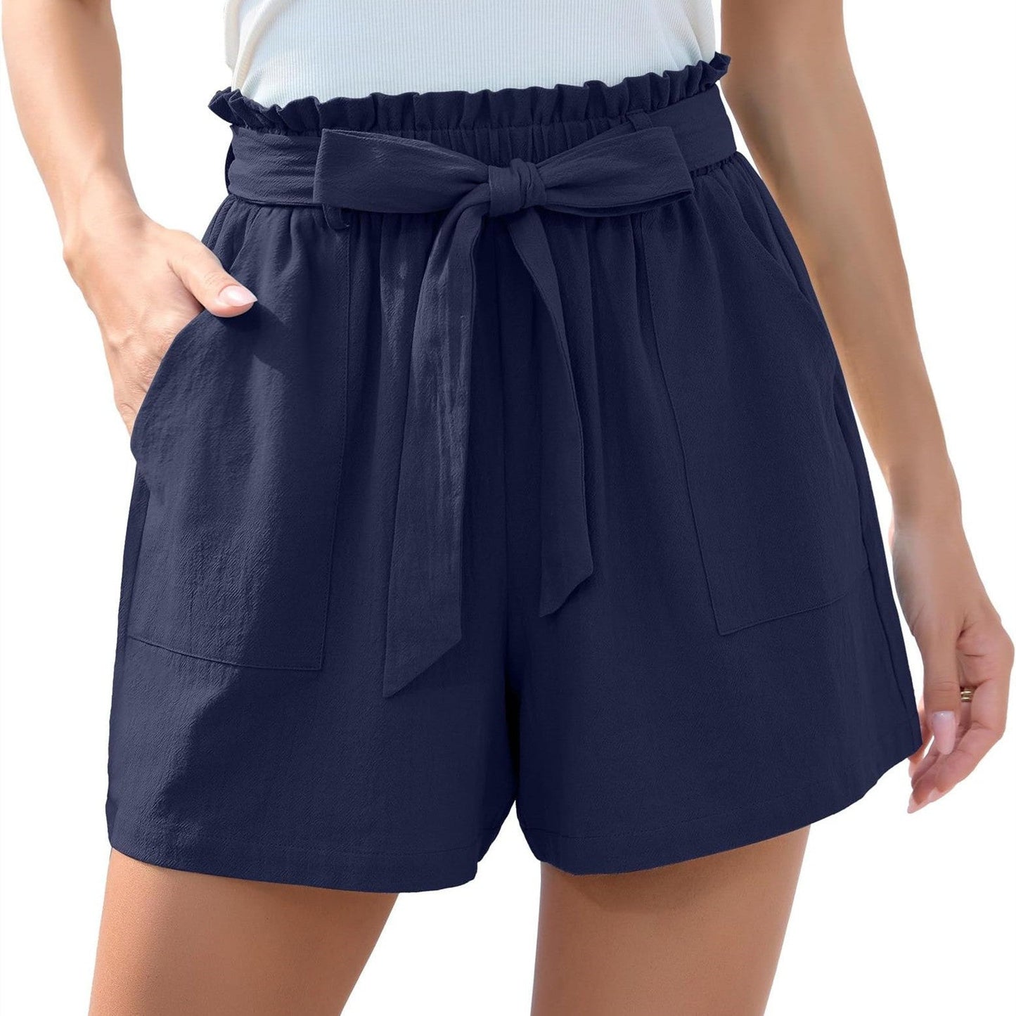 Donna – Stylish Ruffle Shorts with Pockets