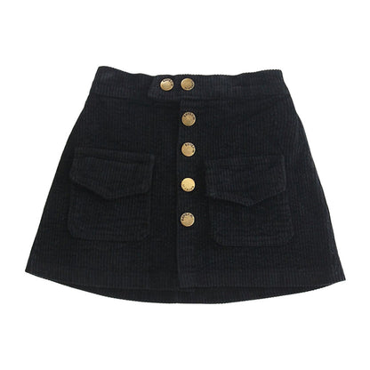 Sophie – Girls' Corduroy Skirt in Western Style