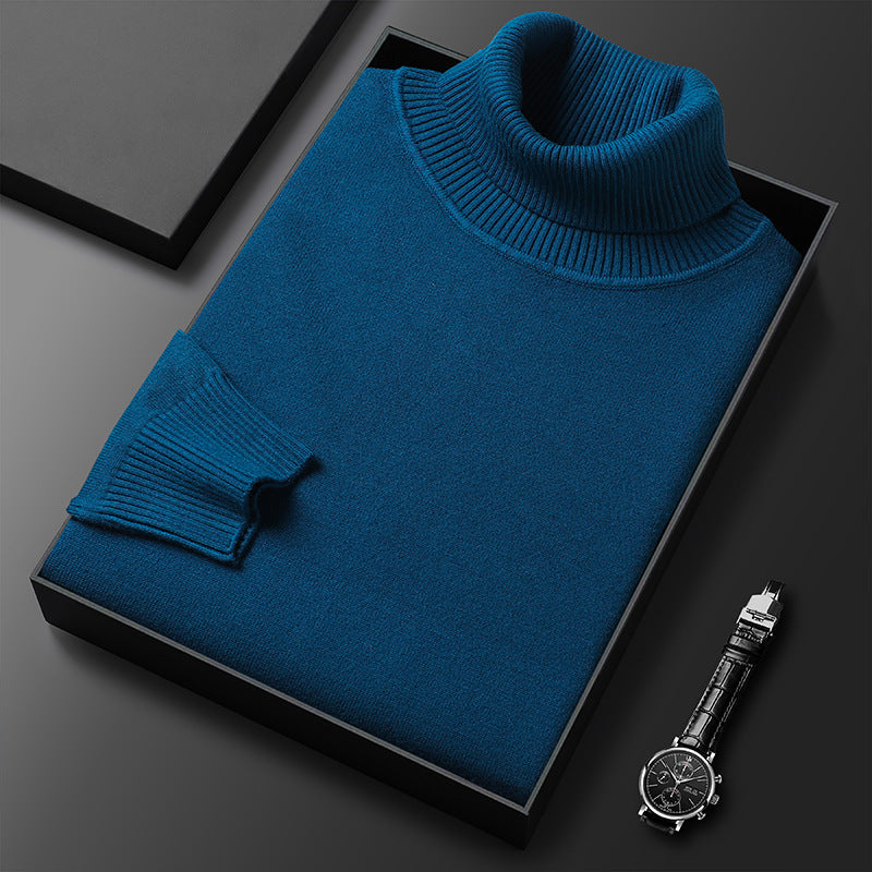 Derek – Slim-Fit Turtleneck Sweater in Solid Colors