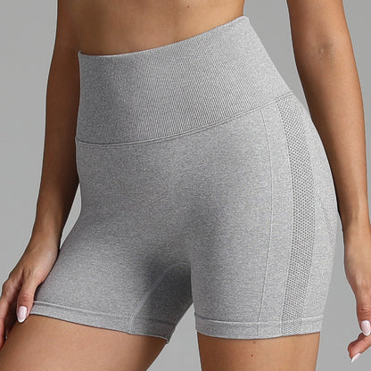 Elizabeth – Seamless Women's Yoga Shorts with High Waist and Hip Sculpting Design