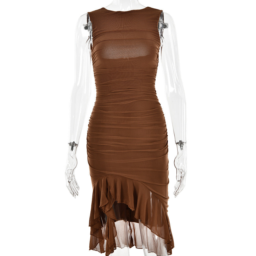 Mary – Sleek Sleeveless Party Dress