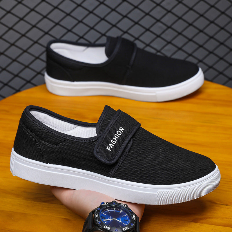 Norman – Canvas Casual Sneakers with Velcro