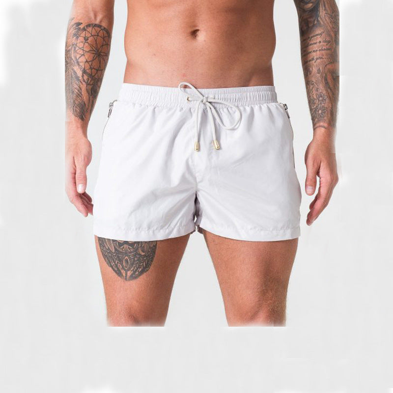 John – Men's Swim Shorts in Premium Vegan Leather