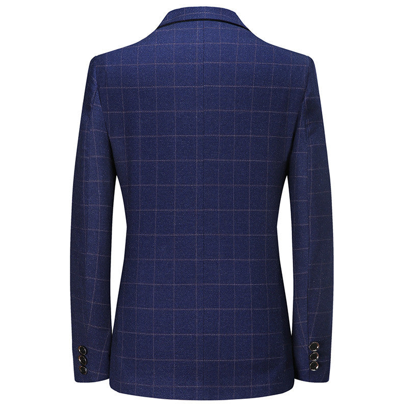 Christian – Casual Suit with Check Pattern