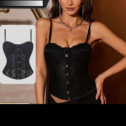 Natalie – Sexy Lace Waist-Slimming Corset with Breathable Material