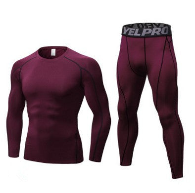 Frederick – Men's Compression Training Suit with Long Sleeve Shirt and Leggings