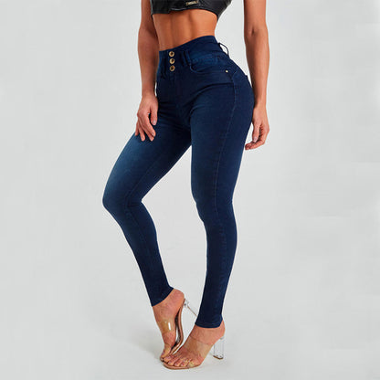 Brenda – High-Waisted Skinny Jeans with Shaping Effect