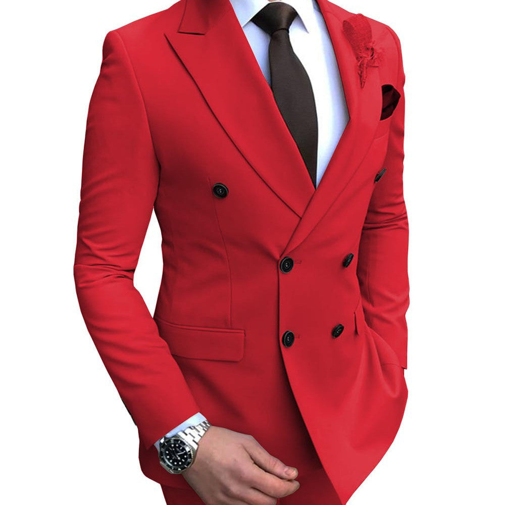 Owen – Double-Breasted Men's Suit for Wedding Guests