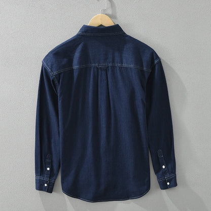 Arthur – Casual Denim Long Sleeve Top