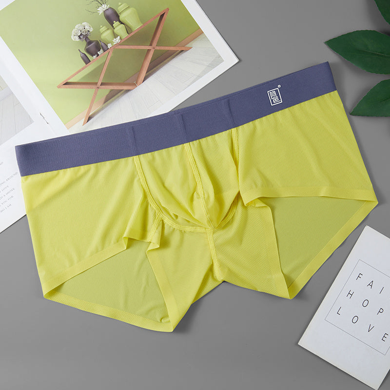 Stanley – Breathable Men's Summer Boxers in Ice Silk