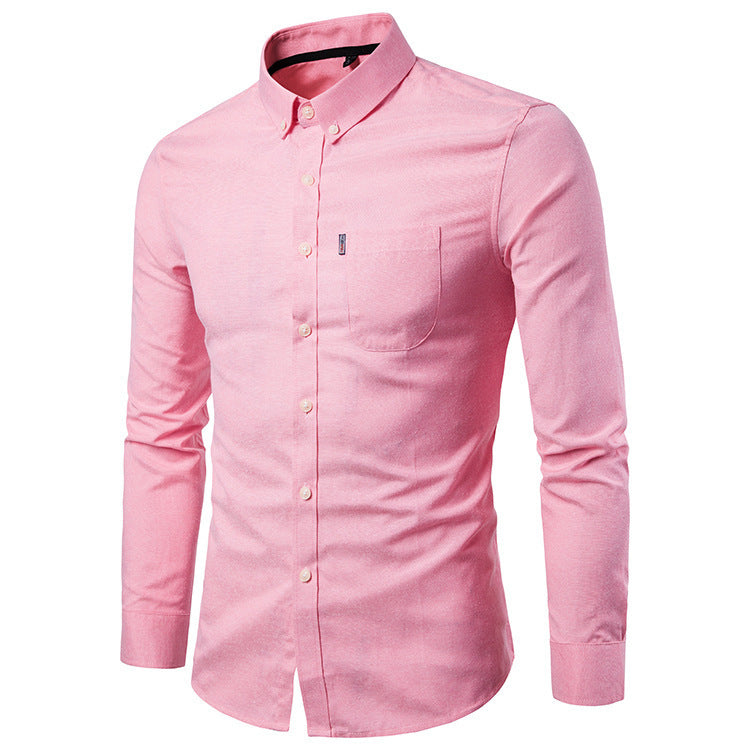 Paul – Slim Fit Men's Shirt with Long Sleeves