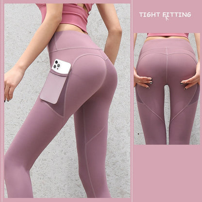 Heather – Seamless Women's Sport Leggings with Pockets and High Waist