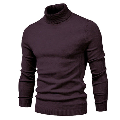 Allan – Slim Fit Pullover with Stand Collar