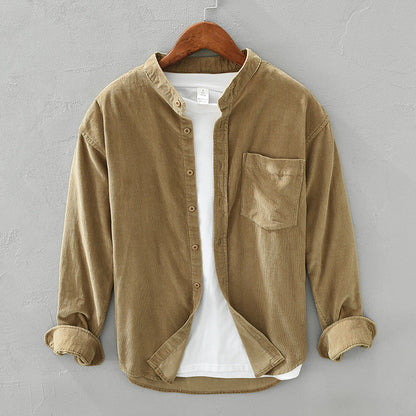 Ian – Casual Corduroy Shirt with Long Sleeves