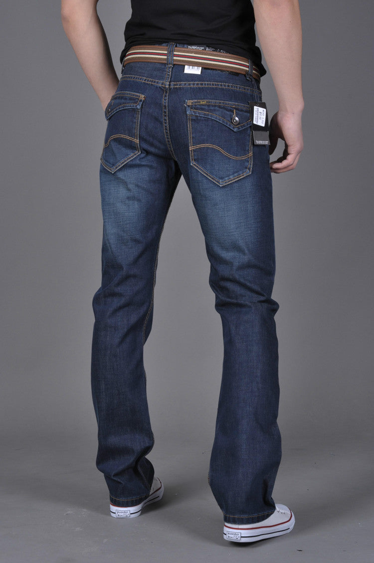 Chris – Trendy Men's Straight-Leg Denim Jeans