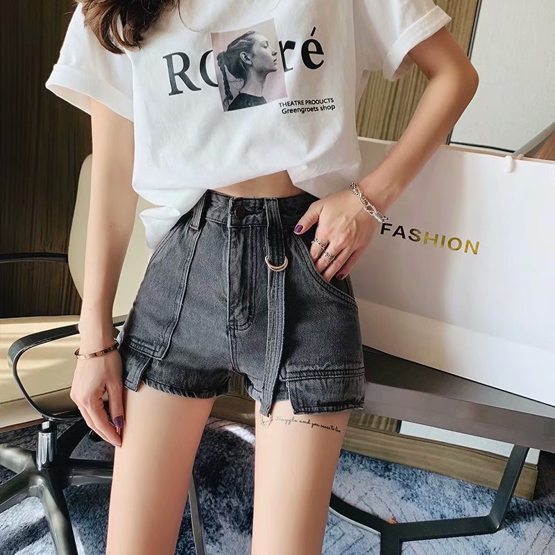 Amy – Women's Wide-Leg Denim Shorts