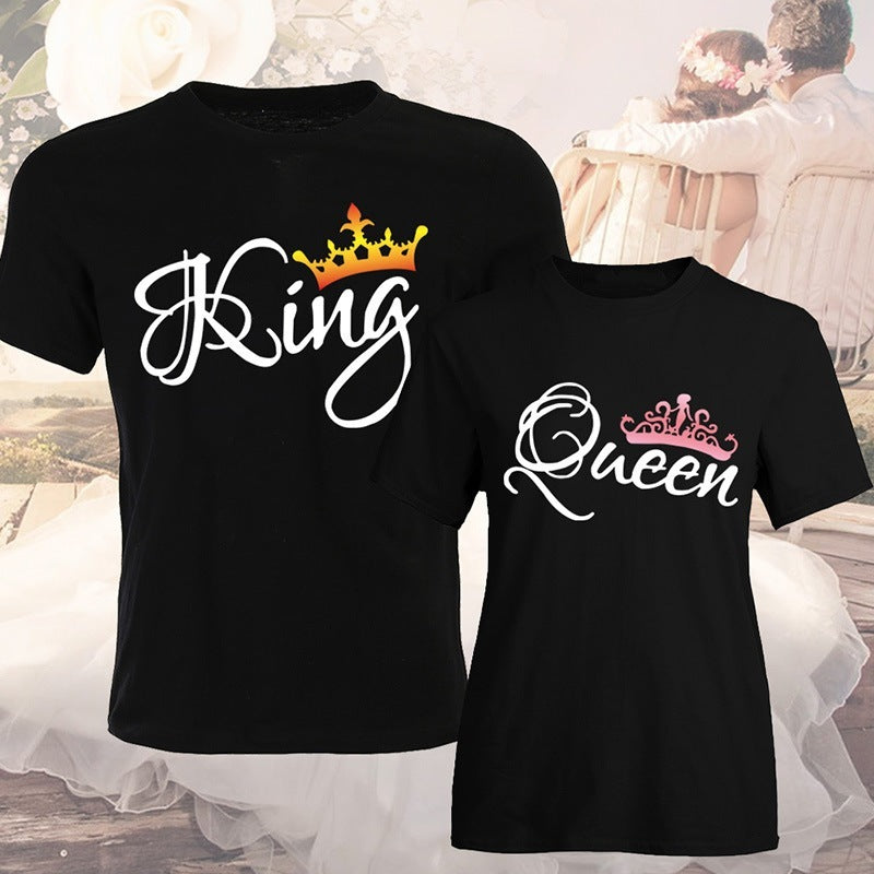 Jessica – Crown Pattern Couple T-Shirt