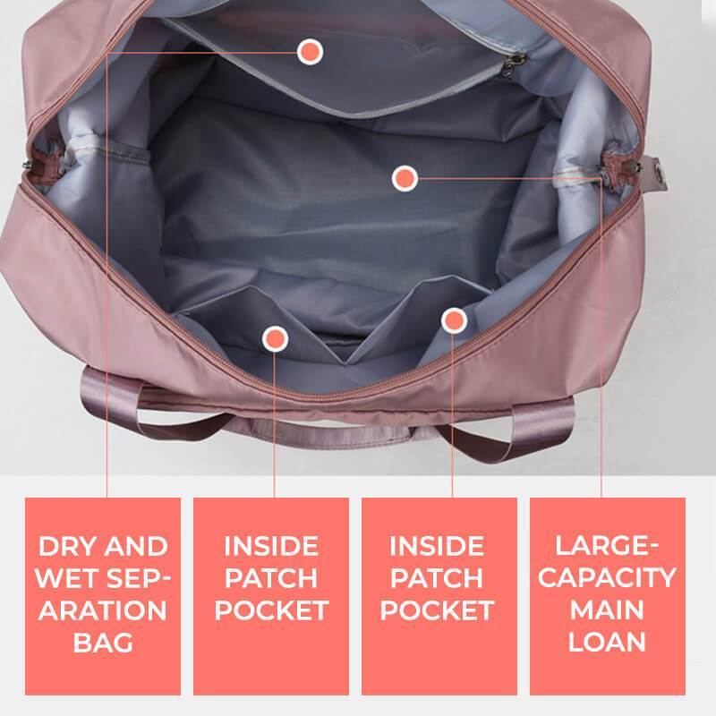 Leanne – Foldable Travel Bag with Large Capacity for Fitness and Weekend Getaways