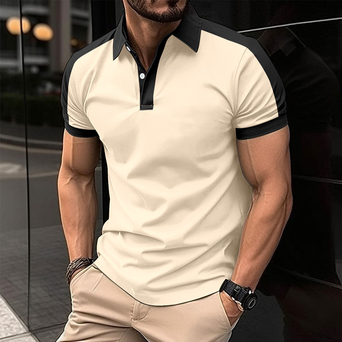 Cliff – Short-Sleeve Business Polo Shirt for Men