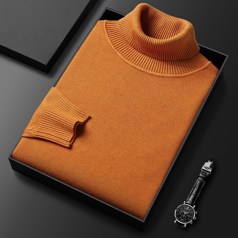 Derek – Slim-Fit Turtleneck Sweater in Solid Colors